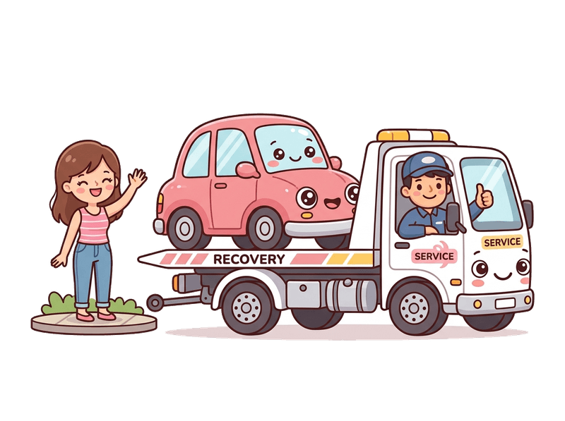 Step 3: We Collect — Our flatbed comes to you anywhere in Clapham. Same-day collection is often available. Driveway, garage, or street — we'll find you.